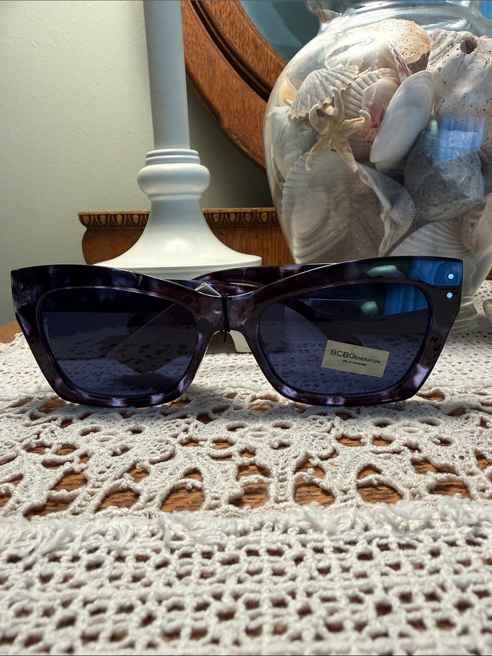 BCBG “Chunky Catty Square” Sunglasses